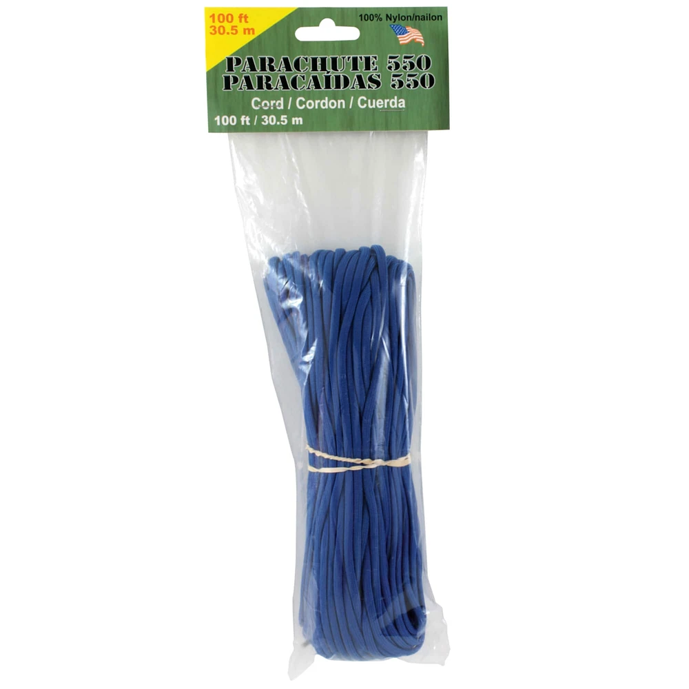 Parachute Cord, 550, 100 ft.