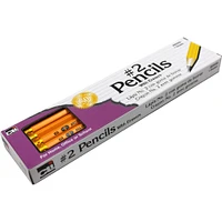 Charles Leonard No. 2 Pencil with Eraser, Unsharpened - 12 Per Pack, 12 Packs