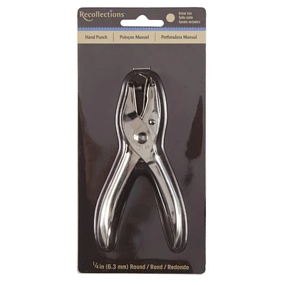 12 Pack: Circle 1/4" Hand Punch by Recollections™ 