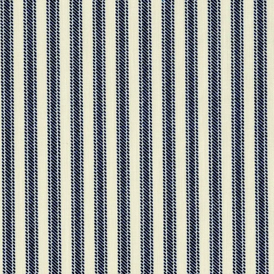 Navy Harvest K Stripe Print Fabric