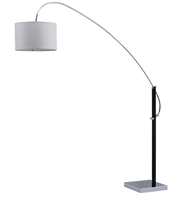 Lyra Arc Floor Lamp in Chrome