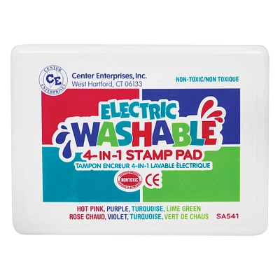 Center Enterprises Electric Washable 4-in-1 Stamp Pad