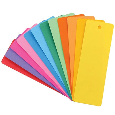 Assorted Colors Mighty Bright Bookmarks, 100 Per Pack, 4 Packs