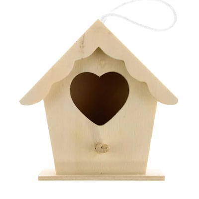 Mini Heart Wood Birdhouse by Make Market®