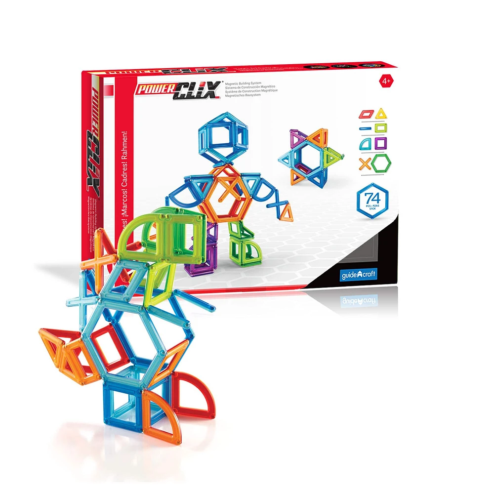 Guidecraft® PowerClix® 74 Piece Educational Set