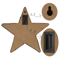 Glitzhome® Patriotic Marquee LED Star Sign Wall Décor