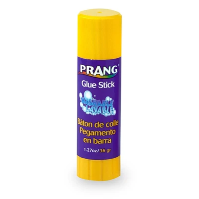 Prang® Washable Glue Sticks, Clear, 1.27 oz Sticks, Pack of 12