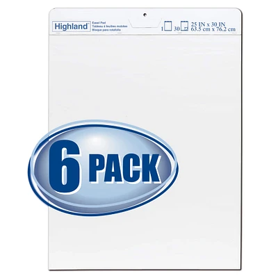 Highland™ Easel Pad, Pack of 6