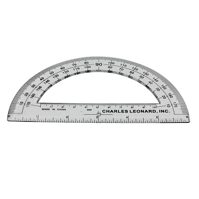 6" Plastic Protractor, Pack of 72