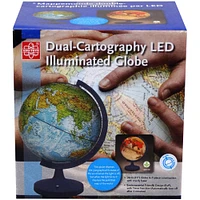 Elenco® Dual Cartography LED Illuminated Globe