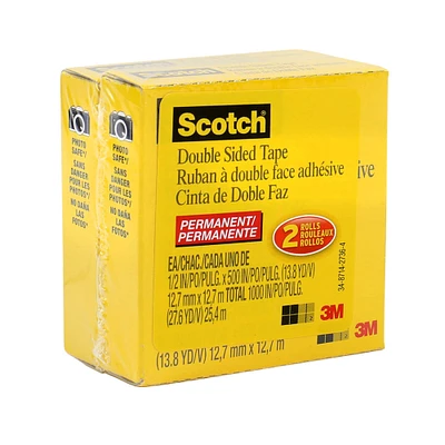 12 Packs: 2 ct. (24 total) Scotch® Double-Sided Tape