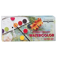 Grumbacher® Deluxe Opaque Watercolor Pan Set