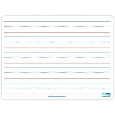 Ruled & Blank Flipside Two-Sided Dry Erase Board, Pack of 3
