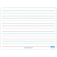 Ruled & Blank Flipside Two-Sided Dry Erase Board, Pack of 3