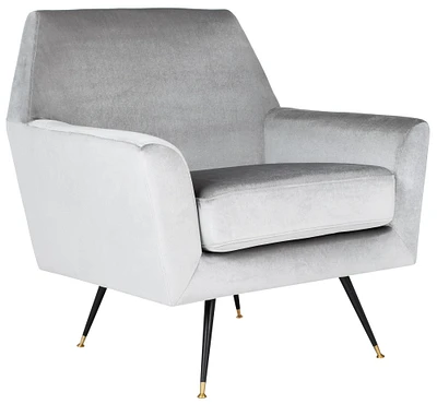 Nynette Sofa Chair in Light Grey