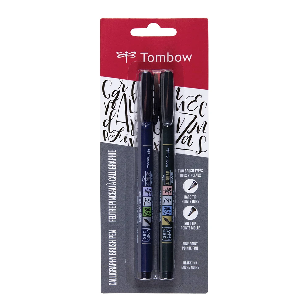 Tombow Fudenosuke Calligraphy Brush Pens