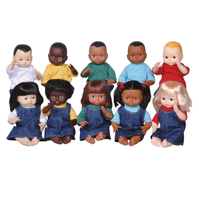 Marvel Education Multi-Ethnic School Dolls, Set of 10