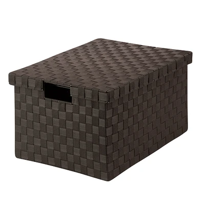 6 Pack: Honey Can Do Large Espresso Woven File Box