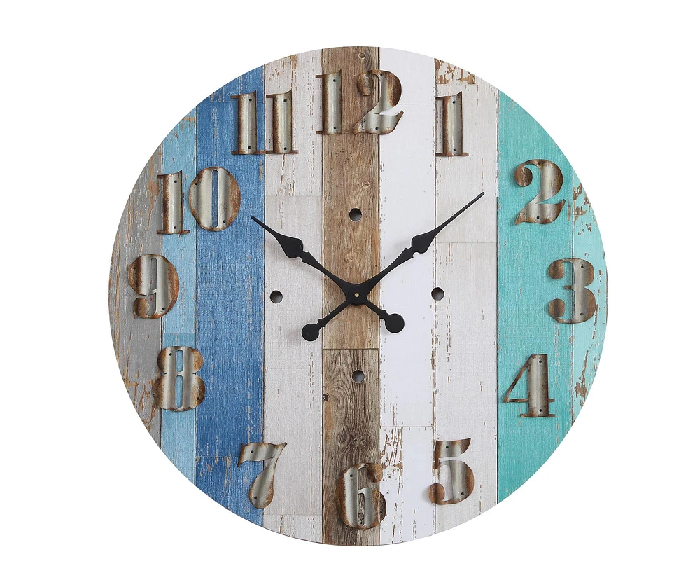 Waterside Round Wall Clock