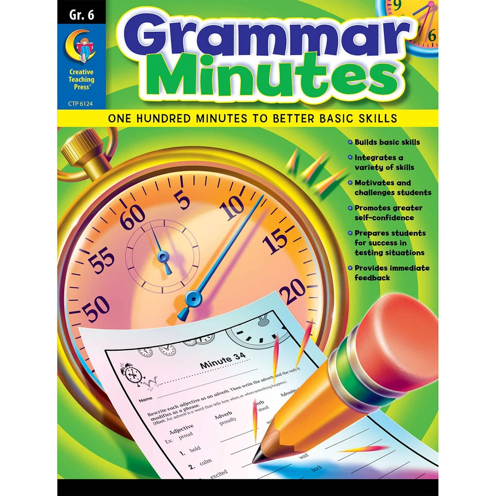 Creative Teaching Press® Grammar Minutes, Grade 6