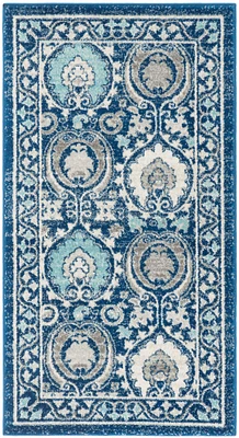 Evoke Border Medallion 2'-2" X 4' Area Rug