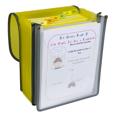 C-Line® Letter Size 7-Pocket Vertical Backpack File