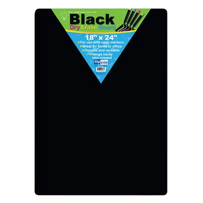 Flipside Black Dry Erase Board