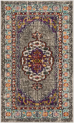 Monaco Double Border 3' X 5' Area Rug