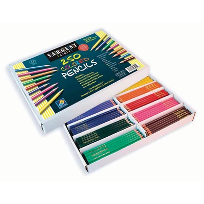 Sargent Art® Colored Pencil Assortment, 10 colors, 250 Count