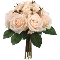 11.5" Peach Rose Bundle