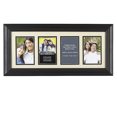 4-Opening Collage Frame, 4" x 6"  By Studio Décor®