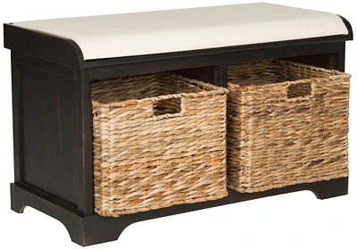 Freddy Storage Bench in Brown