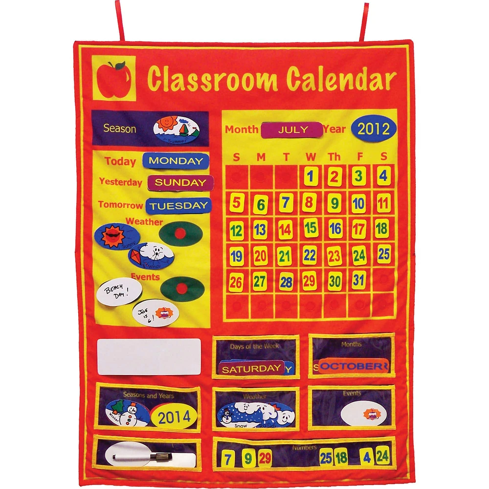 Classroom Calendar, 36" x 26"