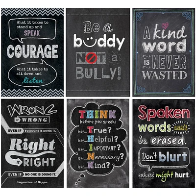 Inspire U No Bullying Allowed Poser Pack, 6 Posters