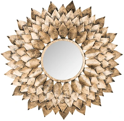 Provence Sunburst Mirror in Gold