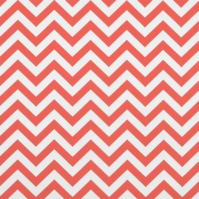 Zig Zag Coral/White