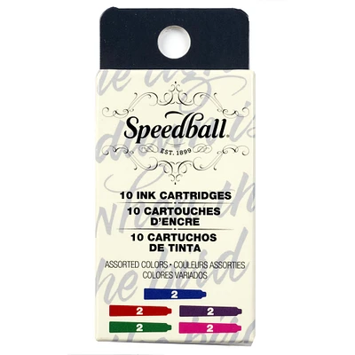 12 Packs: 10 ct. (120 total) Speedball® Calligraphy Ink Cartridges