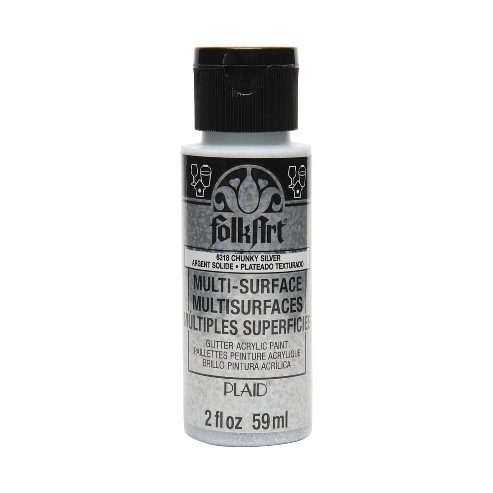 FolkArt® Multi-Surface Glitter Acrylic Paint