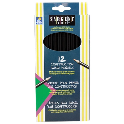 Sargent Art® Construction Paper Colored Pencils, 6 Pack Bundle