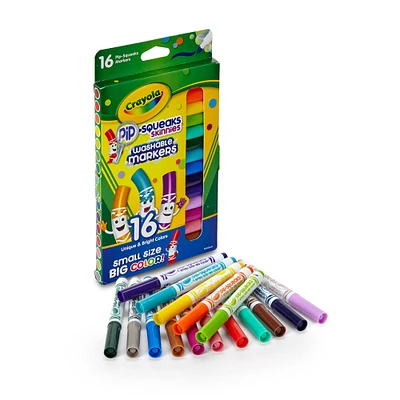 Crayola® Pip-Squeaks™ Skinnies™ Washable Markers, 16ct.