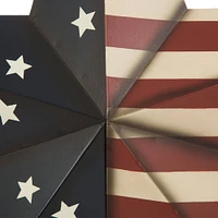 Glitzhome® Iron Patriotic Star Yard Stake/Wall Décor