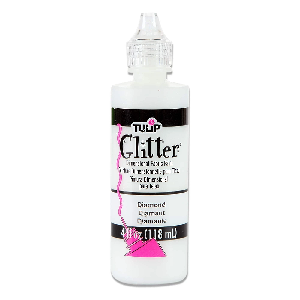 Tulip® Glitter® Dimensional Fabric Paint, Diamond