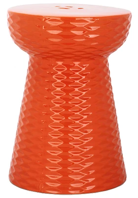 Daphne Garden Stool in Orange