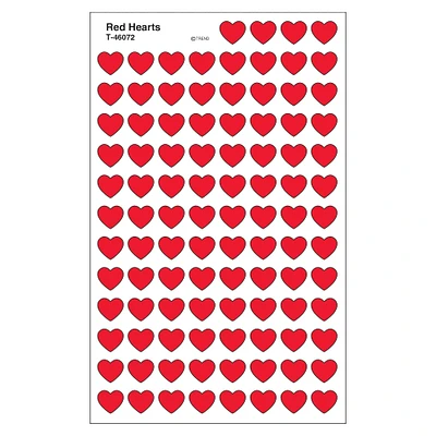 Trend Enterprises® superShapes 7/16" Red Hearts Stickers, 12 Pack Bundle