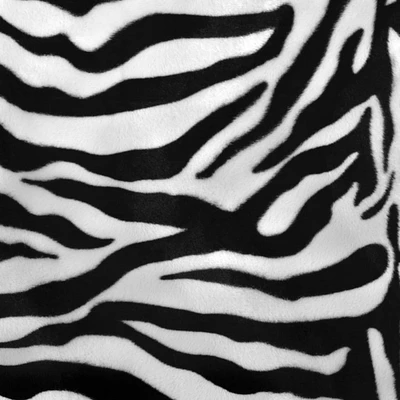 Big Zebra Velboa Faux Fur