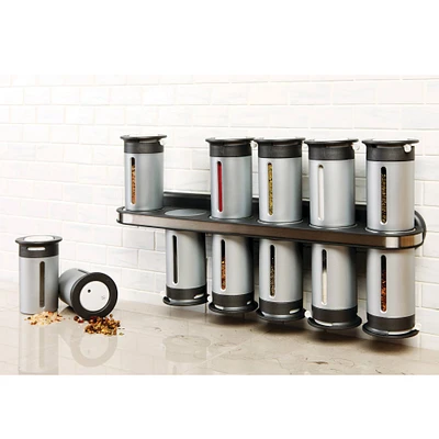 Honey Can Do Zero Gravity™ Wall-Mount Magnetic Spice Rack