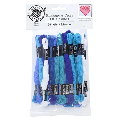 Blues Embroidery Floss By Loops & Threads®