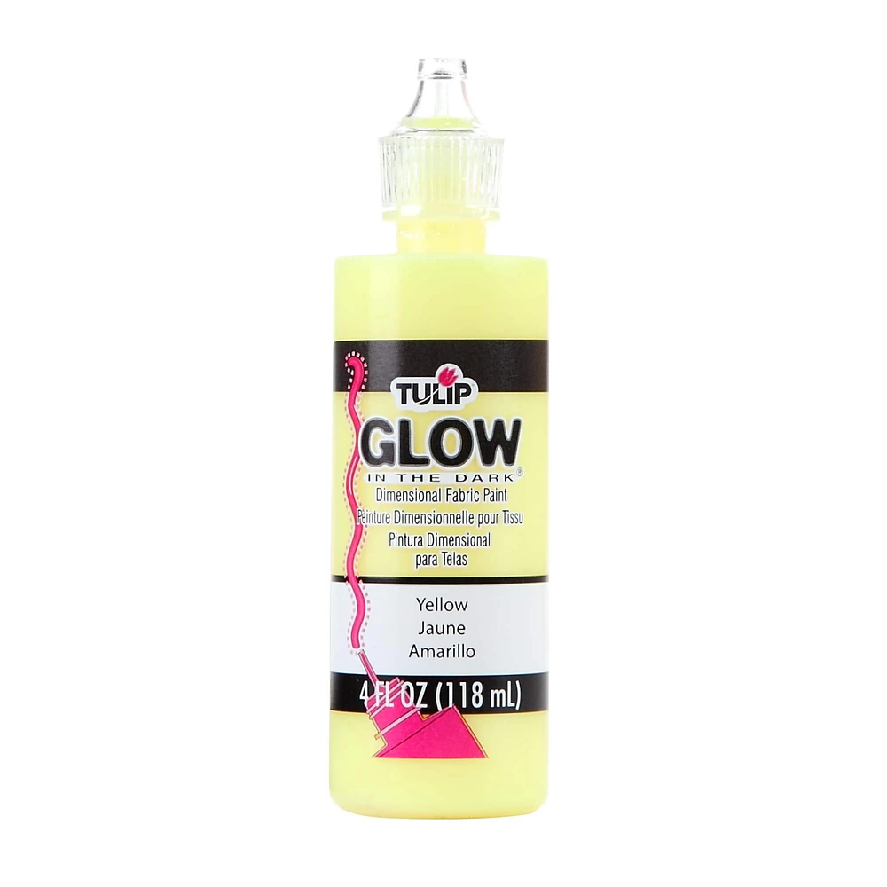 Tulip® Glow-in-the-Dark® Yellow Dimensional Fabric Paint