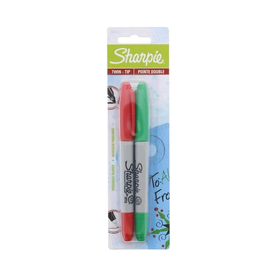 24 Packs: 2 ct. (48 total) Sharpie® Twin Tip Permanent Markers Set