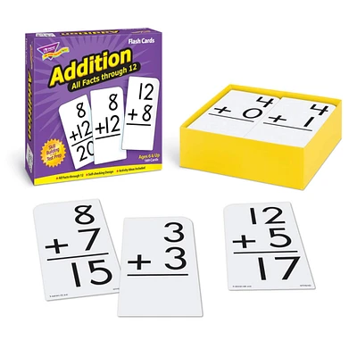 Addition 0-12 All Facts Skill Drill Flash Cards